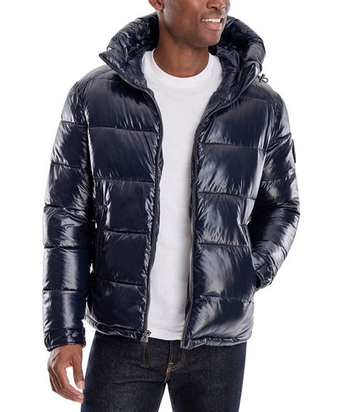 michael kors mens jacket si|Michael Kors puffer jacket men's.